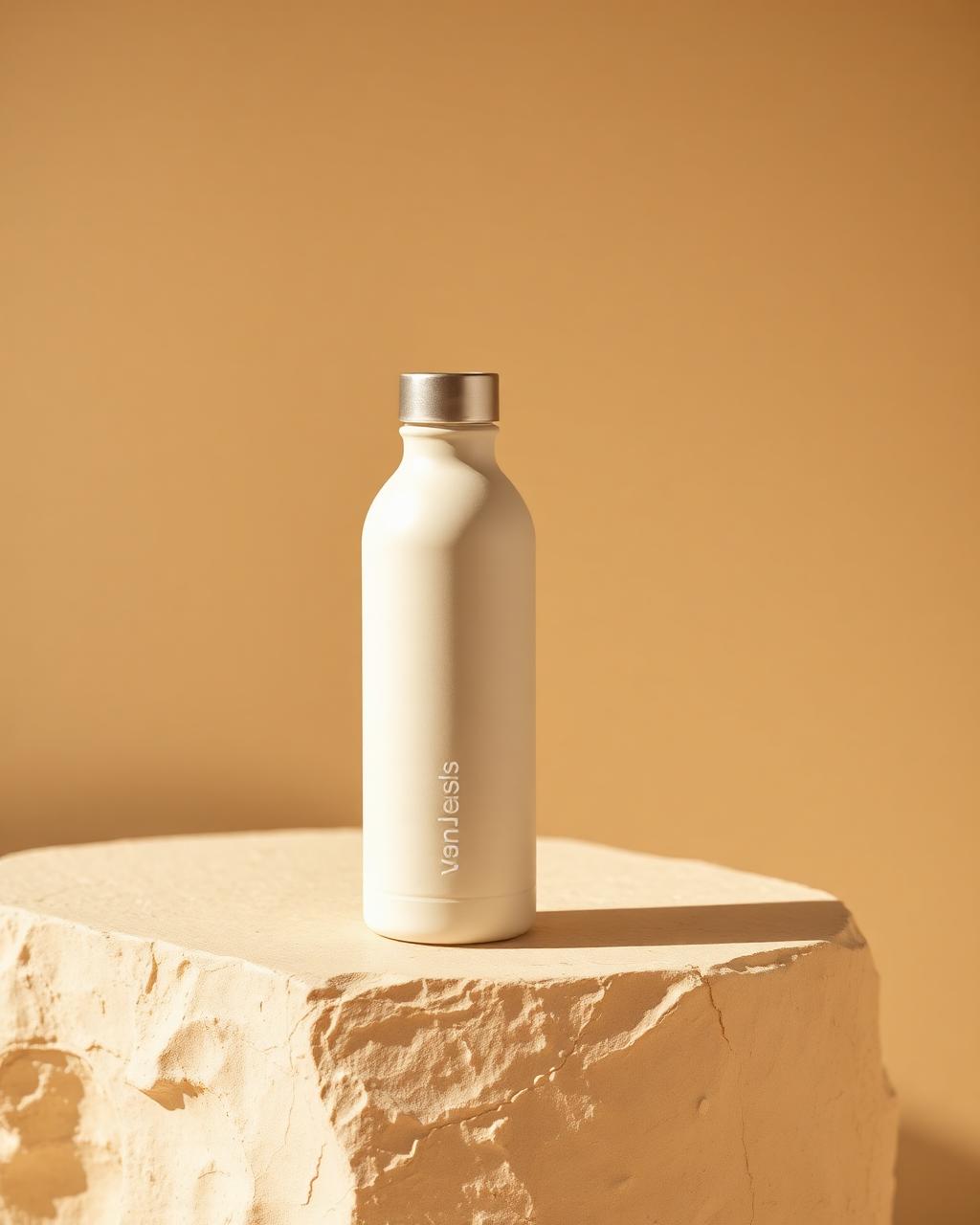 Ceramic Bottle 500ml — Bone