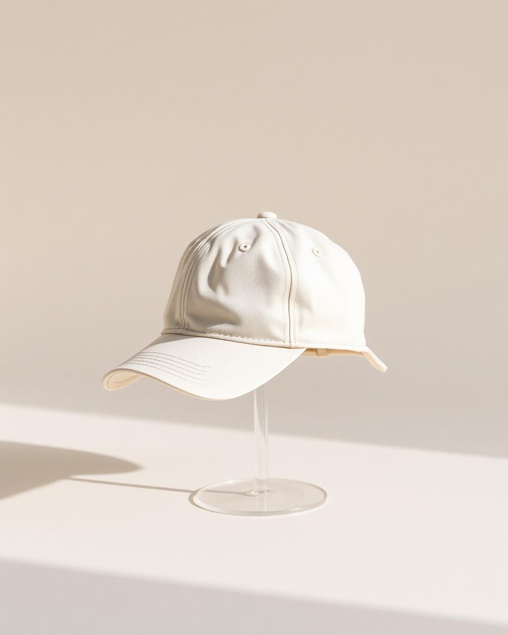 Monogram Cap — Bone