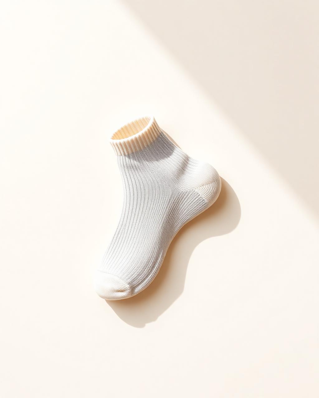 Grip Pilates Sock — Bone