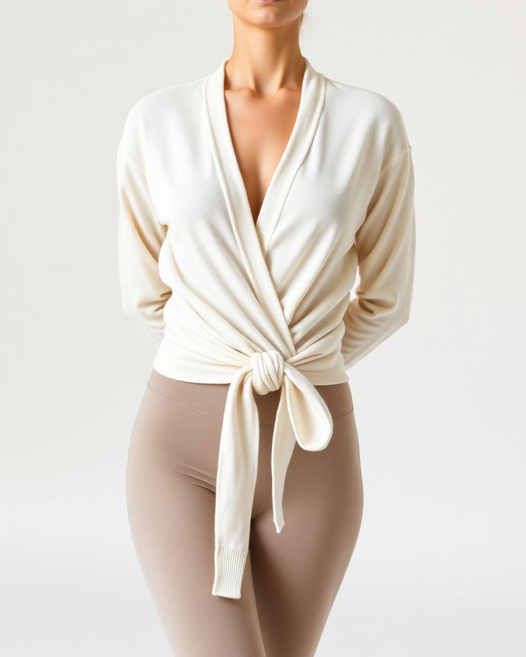 Atelier Cashmere Wrap — Bone